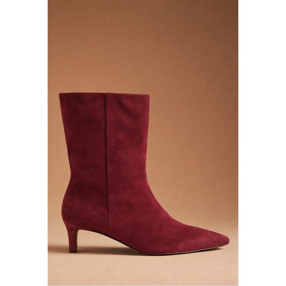 Anthropologie Seychelles Game Changer Kitten Heel Ankle Boots